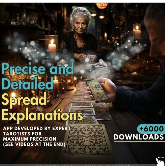 Tarot 4 All Deck with Tin Box Deluxe 78 Tarot Cards - Picture 4 of 8